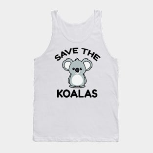 Save the Koalas Animal Lovers Gift Tank Top